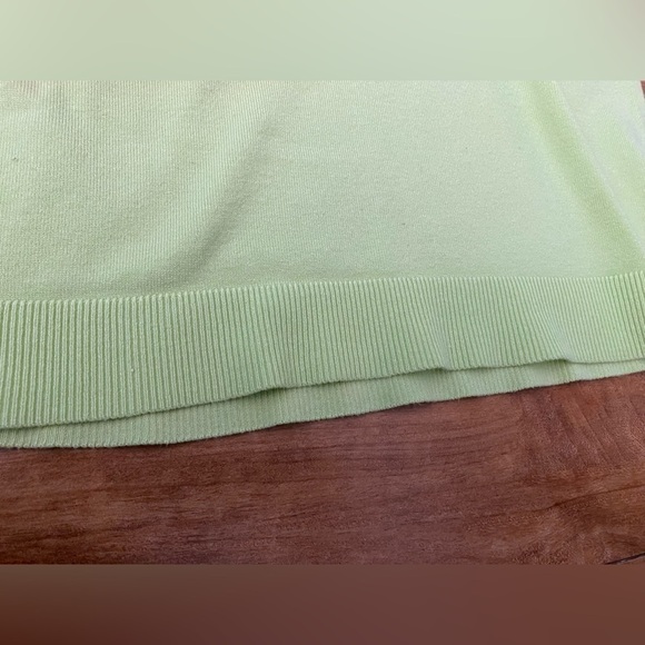 Charter Club Lime Green Sweater Vest - Picture 8 of 8